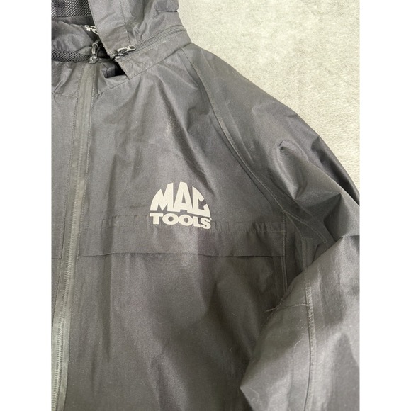 Mac Tools Windbreaker Jacket Men's Size Large Black - Picture 4 of 11